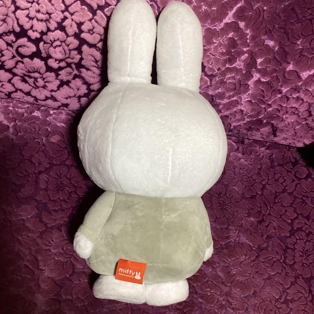 ❤️週末SALE❤️ミッフィー❤️大きな　ぬいぐるみ グレー/オリーブ　　レア美品