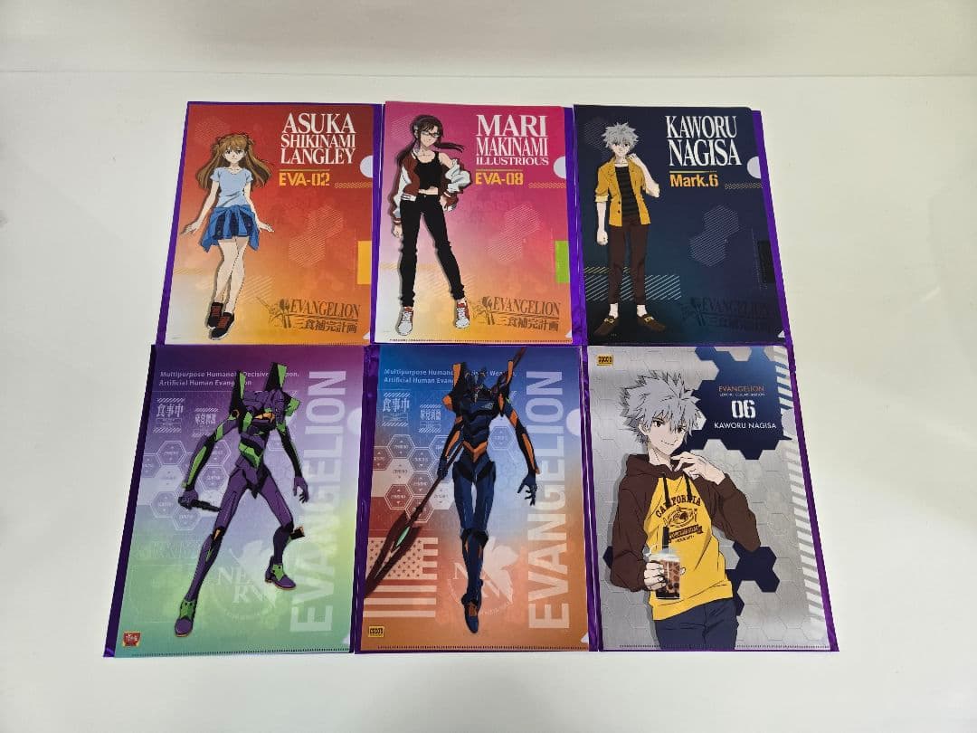 エヴァンゲリオン A4 クリアファイル 71枚セット 大量 まとめ ローソン等