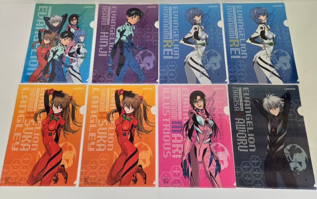 エヴァンゲリオン A4 クリアファイル 71枚セット 大量 まとめ ローソン等