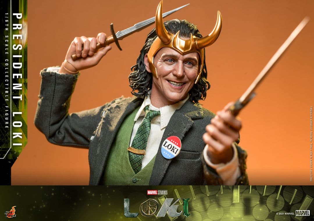 【新品未開封】ホットトイズ プレジデントロキ 大統領 1/6スケールフィギュア
