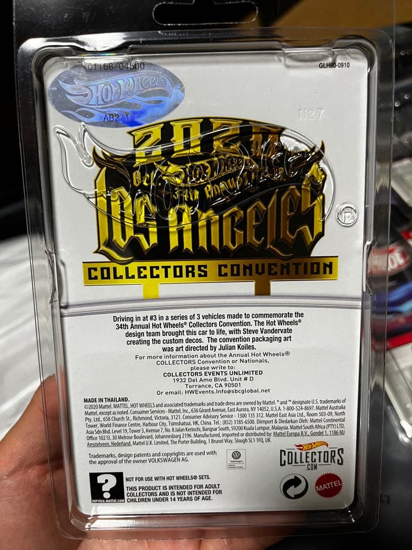 ホットウィール 2020コレクターズコンベンション VW T1パネルバス