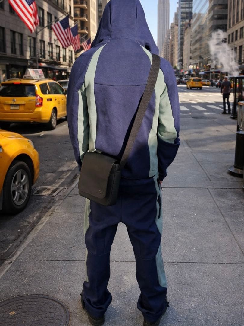 ナイキ　テックフリース　ウィンドランナー　パーカー　パンツ　セットアップ　M 紺