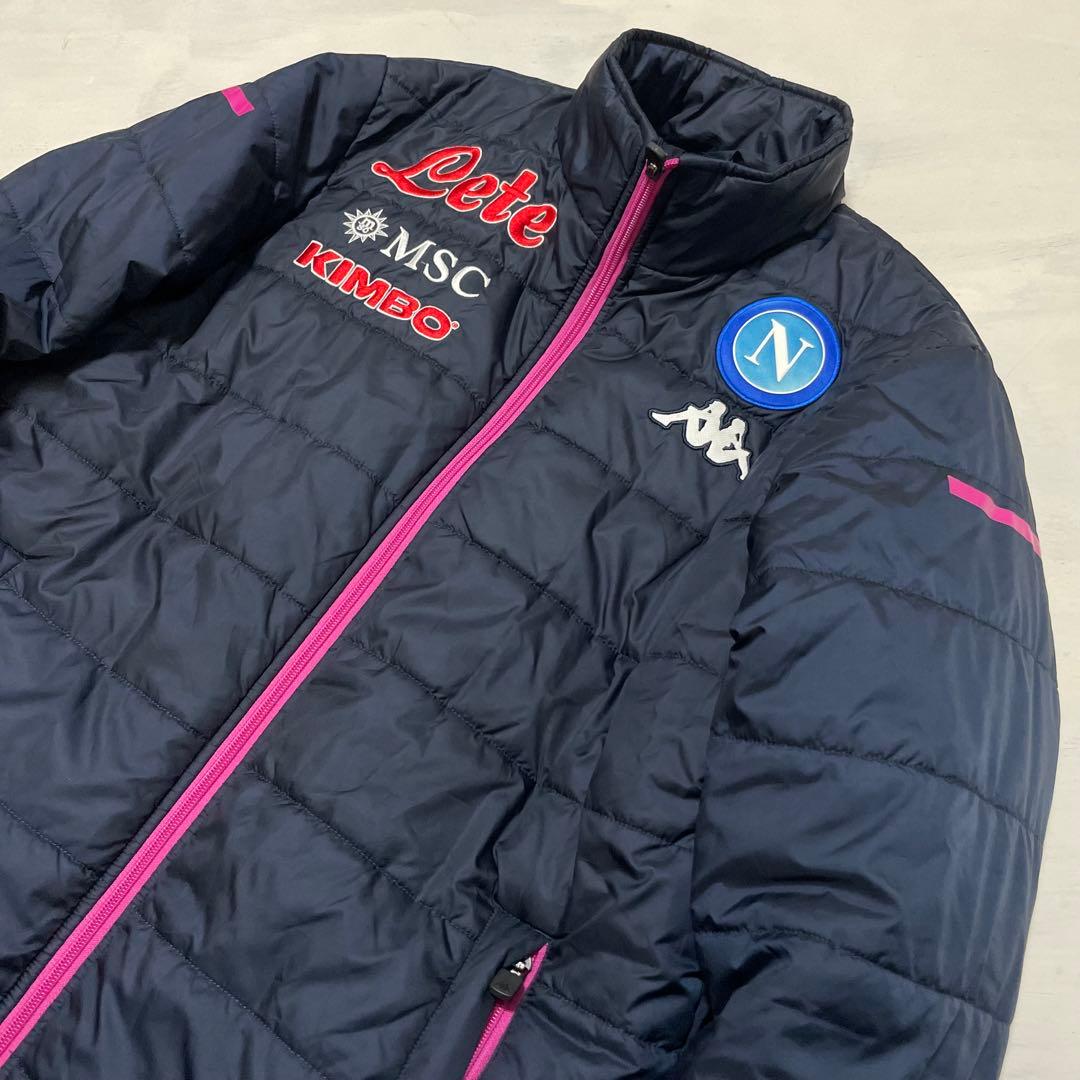 レア kappa Napoli SSCナポリ ダウンジャケット L 中綿