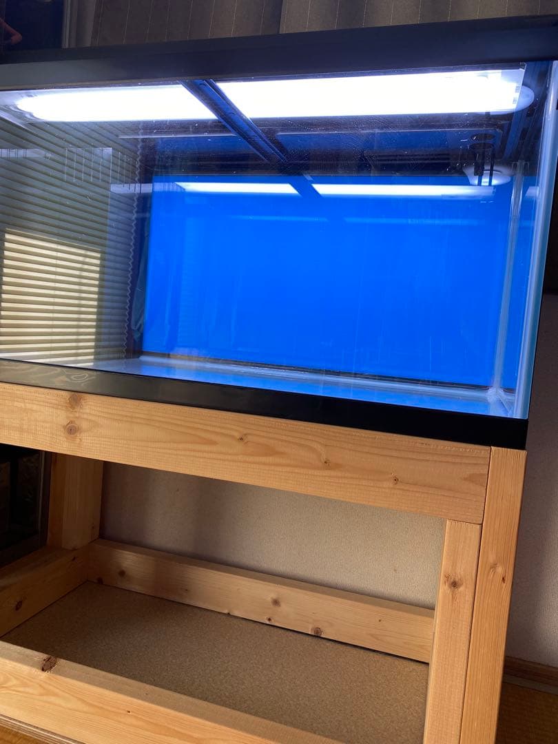 GEX 90センチガラス水槽 セット　水槽台　使用期間短い　徳島　引き取り限定