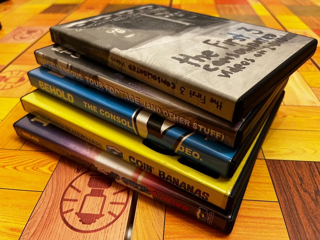 CONSOLIDATED SKATEBOARDS DVD 5枚セット