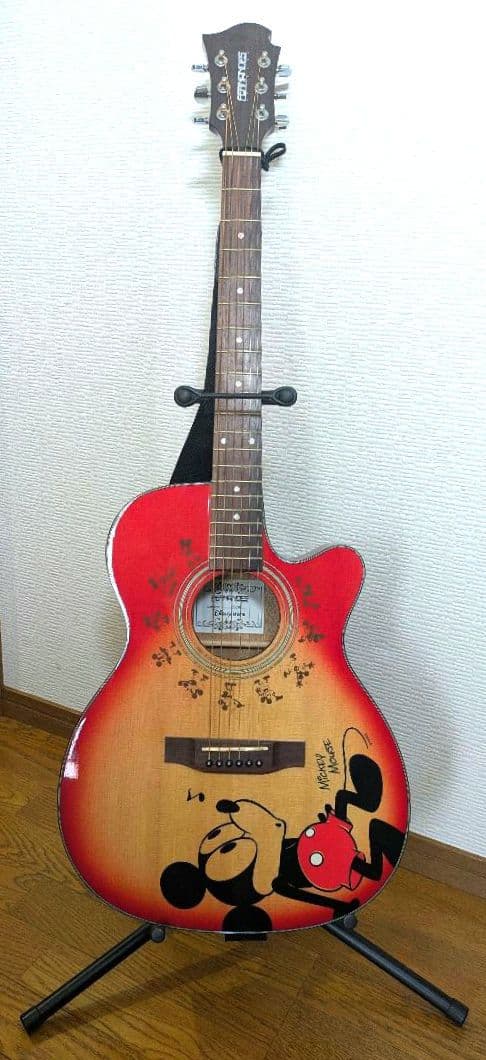 【美品・限定品】ミッキー フェルナンデス ギター★ディズニーストア限定200本