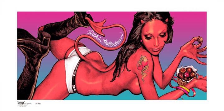 ロッキンジェリービーン ポスター　バレンタイン