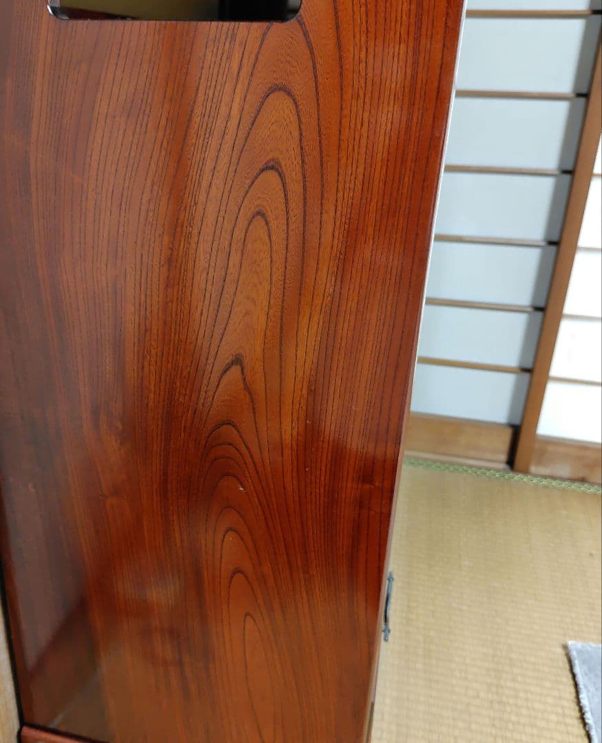 茶箪笥　漆器　木製品　高級家具　アンティーク　木目