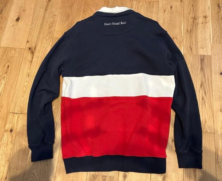 Golfickers ポロシャツ M ネイビー/レッド