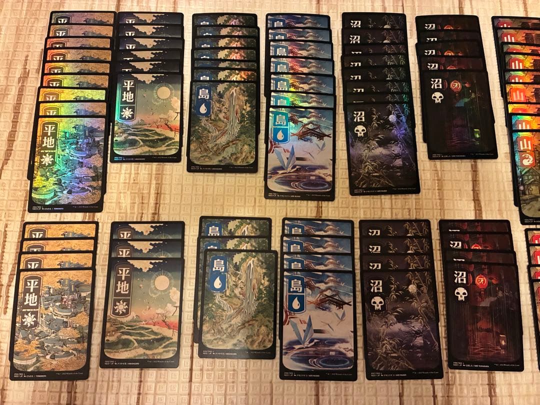 MTG 浮世絵土地セット foil ノンfoil NEO 神河 106枚