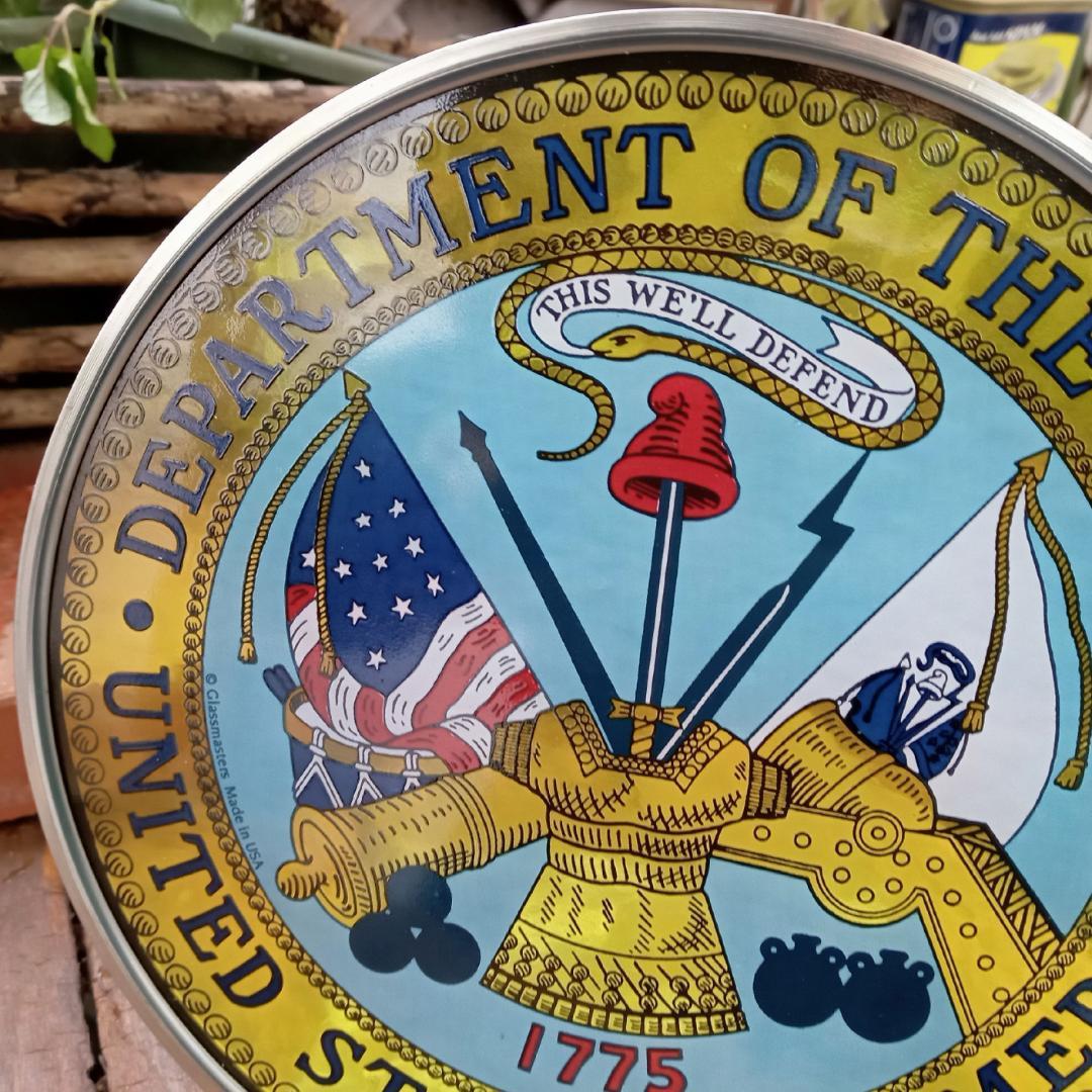 新品アメリカ陸軍省 エンブレム ステンドグラス グラスマスターズ社