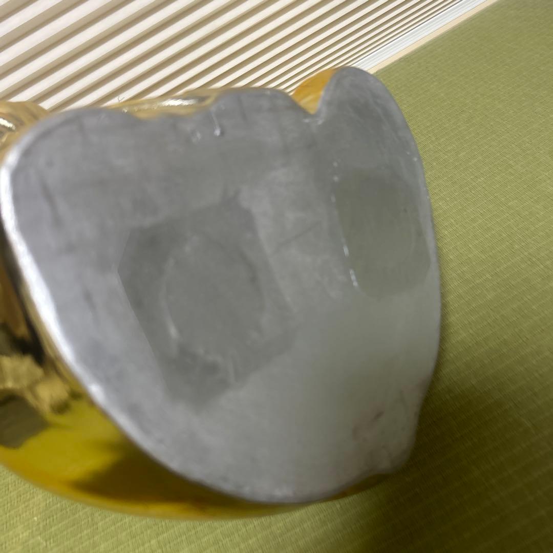 金色の招き猫 陶器置物