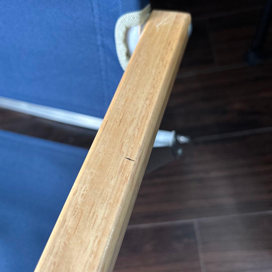 Colemanアウトドアチェア グレーとネイビー二脚セット　キャンプ　海川プール