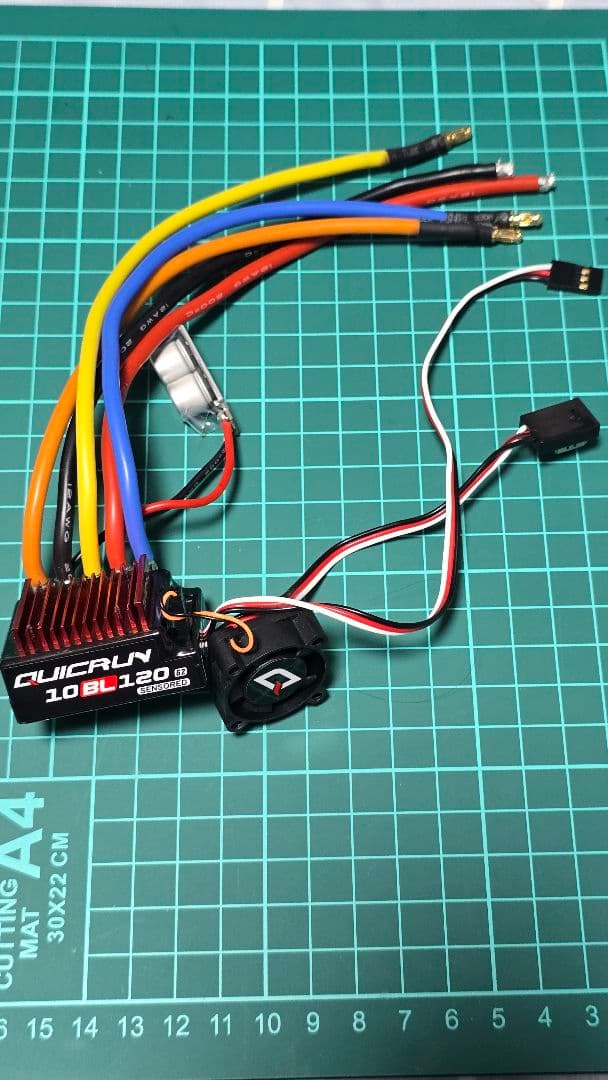 ★ ブラシレスモーター 17.5T ESC プログラムカード 3点セット★