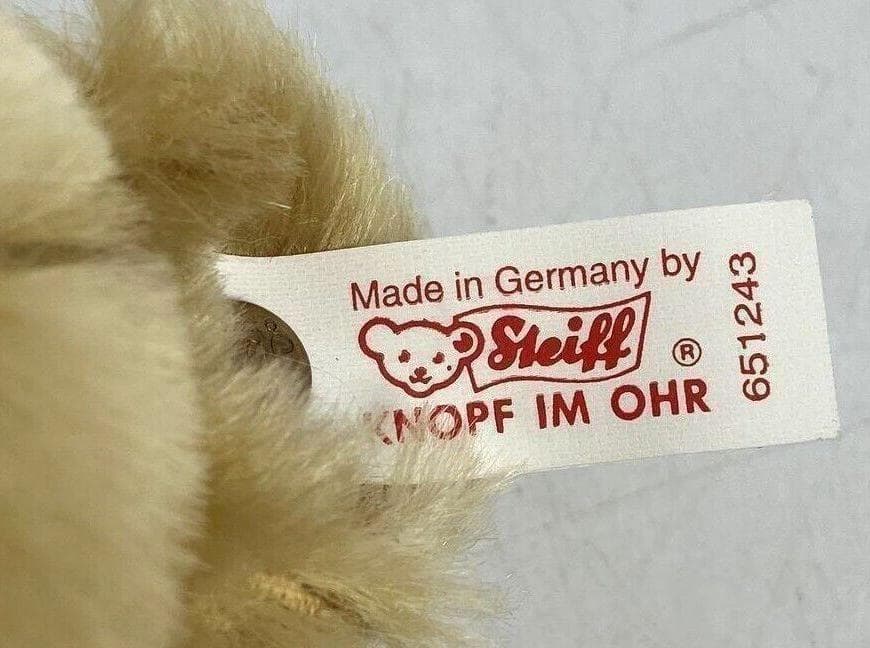 希少・美品！限定ピンバッジ付 シュタイフ プーさん 1994 ディズニーワールド