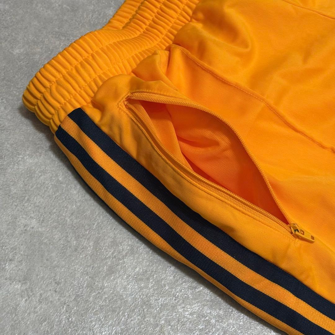 美品 アディダス ベッケンバウアー トラックパンツ ジャージパンツ オレンジ