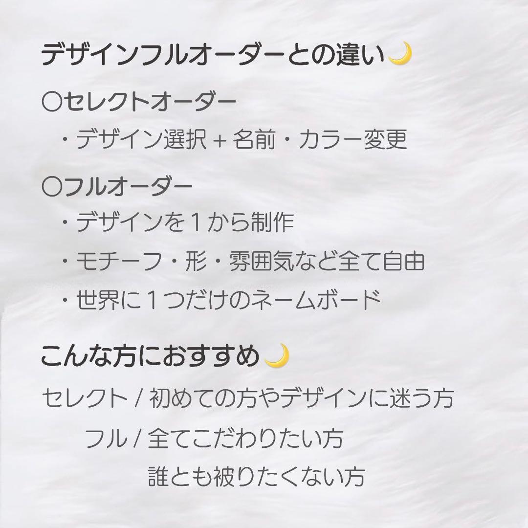 【デザイナーが作成！】 ぷっくりネームボード オーダーページ ネームボード