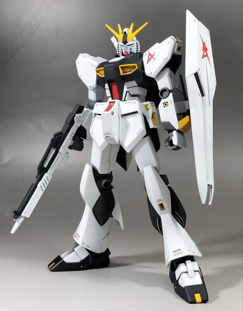 EG 1/144 νガンダム ブースターベッド付属 改修 全塗装 完成品