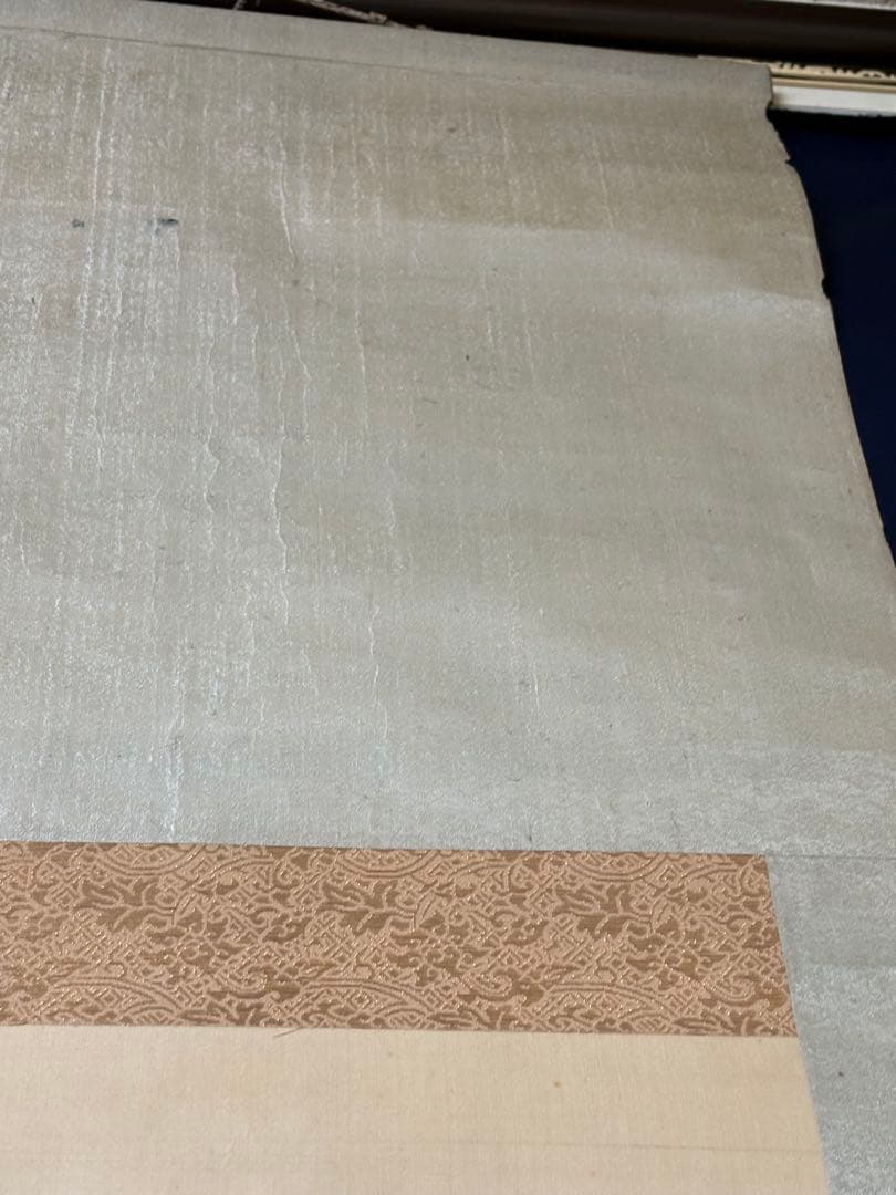 雀　茶道具 掛け軸 掛軸　刺繍　すずめ　鳥　絵画　日本画