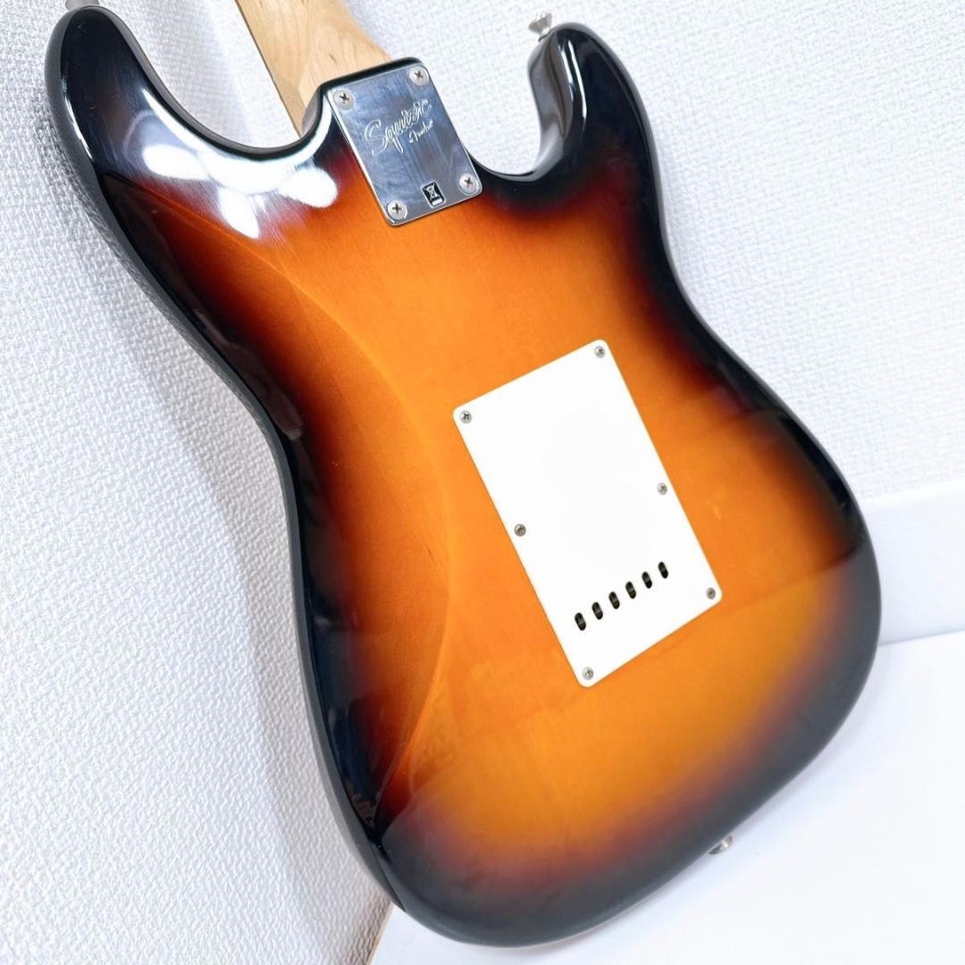 美品 Squier スクワイヤー レフティー用ス トラトキャスター サンバースト