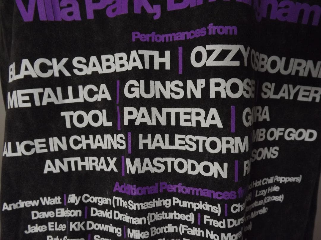 Lサイズ　新品 オジー・オズボーン　ブラック・サバス ラストライブ Tシャツ