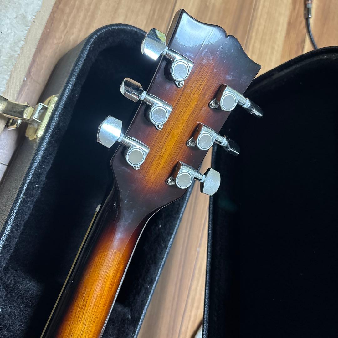 エレキギター サンバースト セミホロウボディ