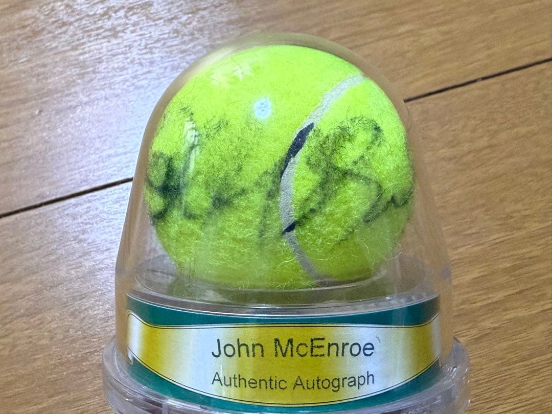 2008 Ace Authentic ジョン・マッケンロー 直筆サインボール