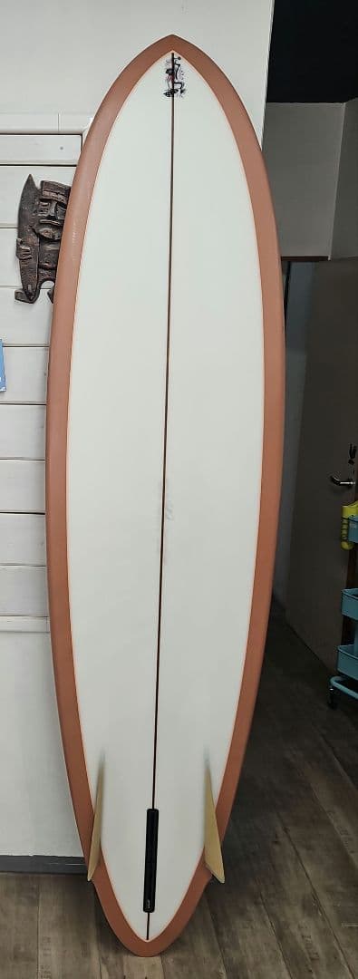 美品ピンダーpinderhi7'2ボンザーミッドWoodオンピンストウィング