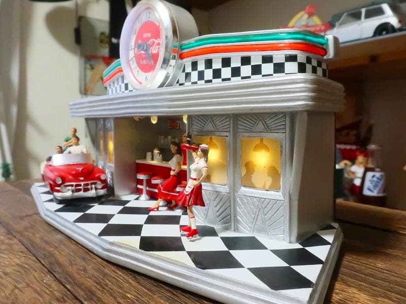 爆レア★絶版 コカコーラ 50s アメリカンダイナー クロック アメグラ