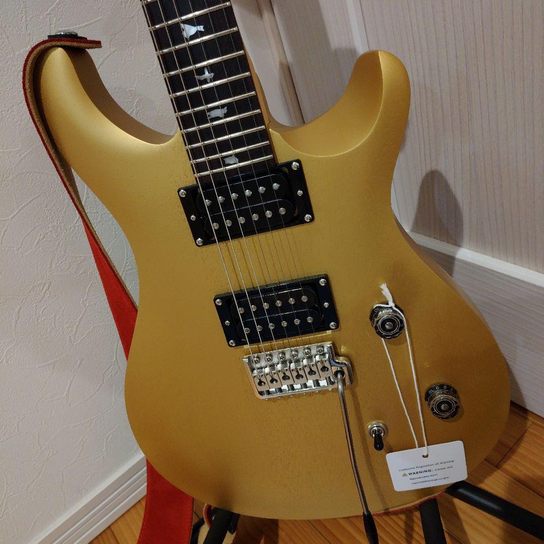 美品PRS SE CE24 Standard サテン メタリック ゴールドトップ
