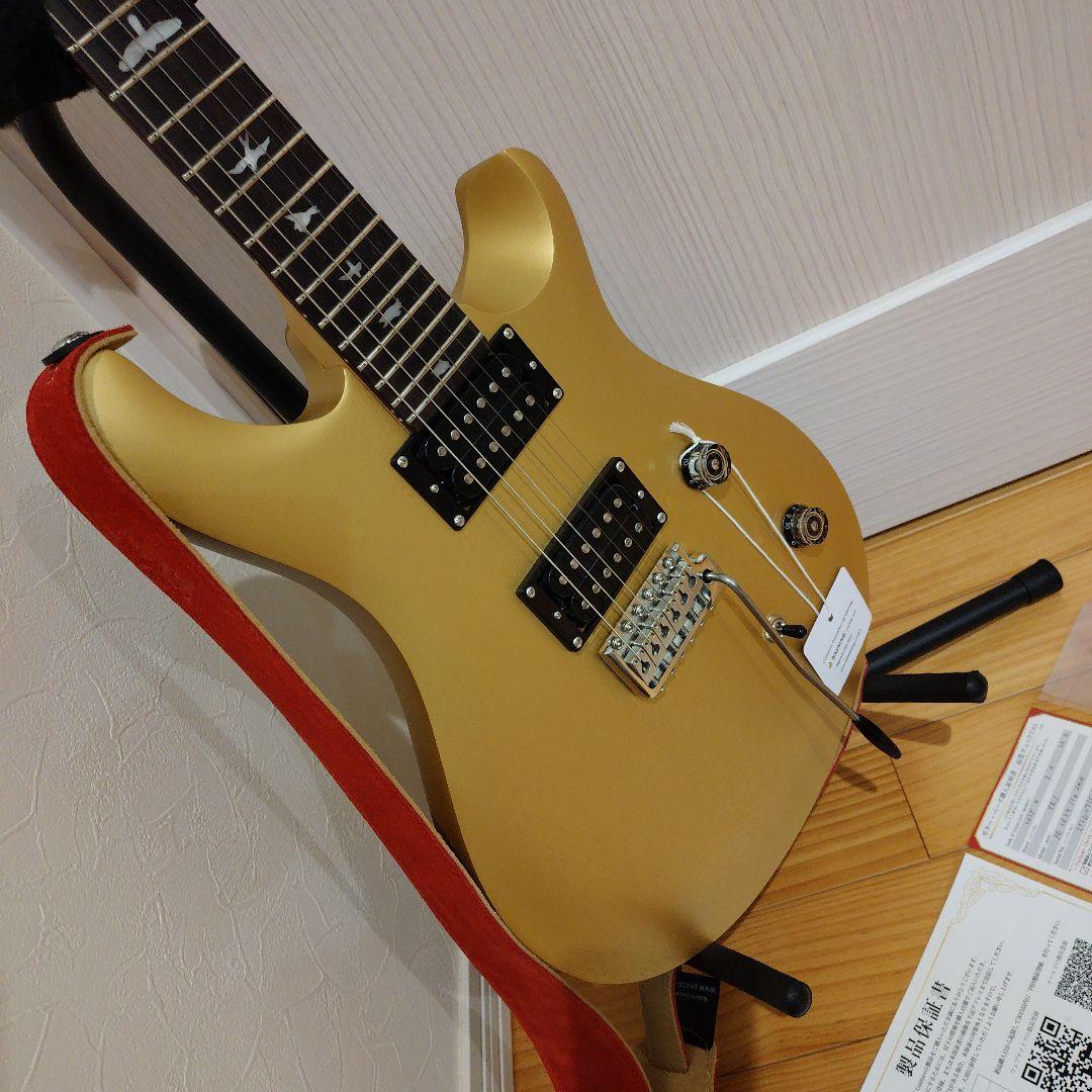 美品PRS SE CE24 Standard サテン メタリック ゴールドトップ