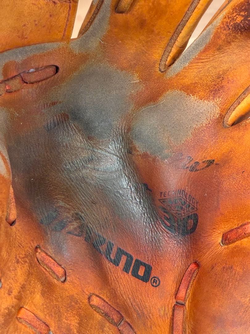 【ミズノプロ】　硬式グローブ 茶色