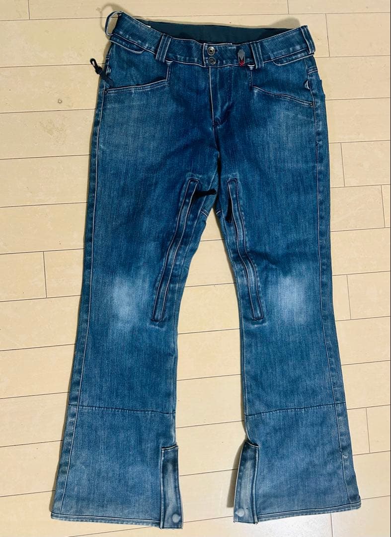 超レア！　VOLCOM スノーボードウェア　リアルデニム　上下セットアップ