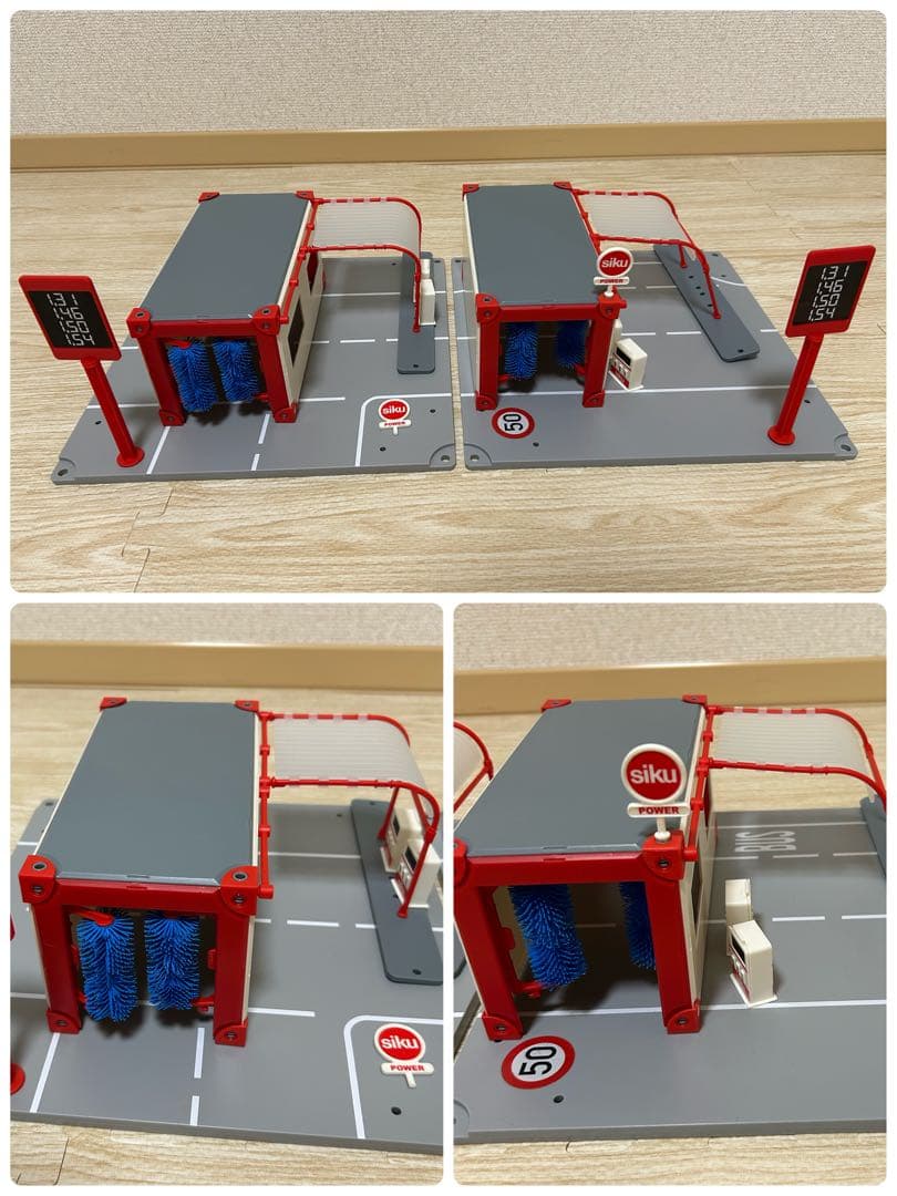 siku ボーネルンド　駐車場　消防署　ガソリンスタンド　橋　パーキングタワー