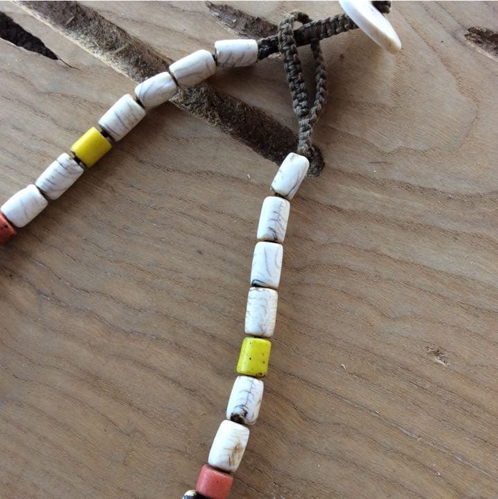 アンティーク ナガ族 ネックレス#木 民族衣装