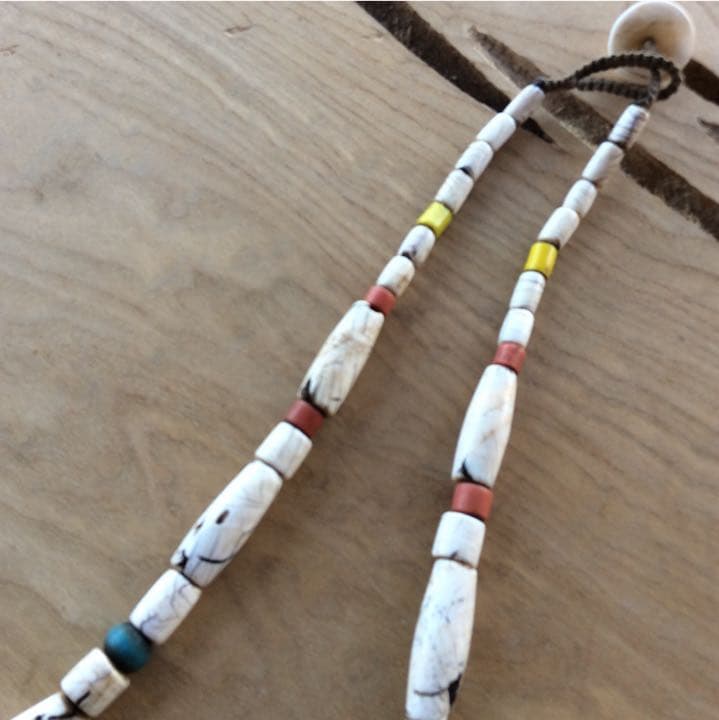 アンティーク ナガ族 ネックレス#木 民族衣装