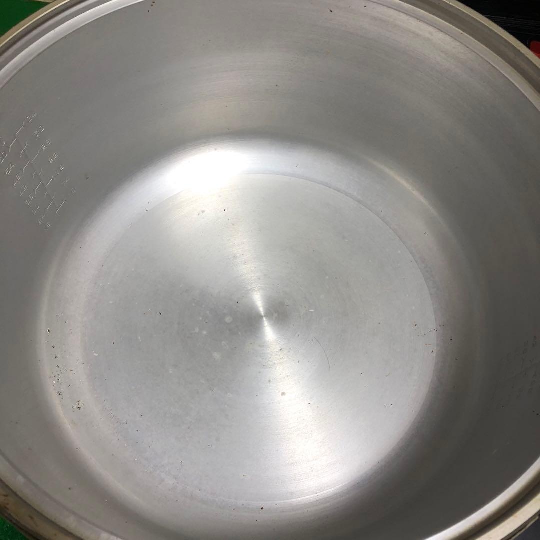 大型ガス釜 ホワイト/レッド