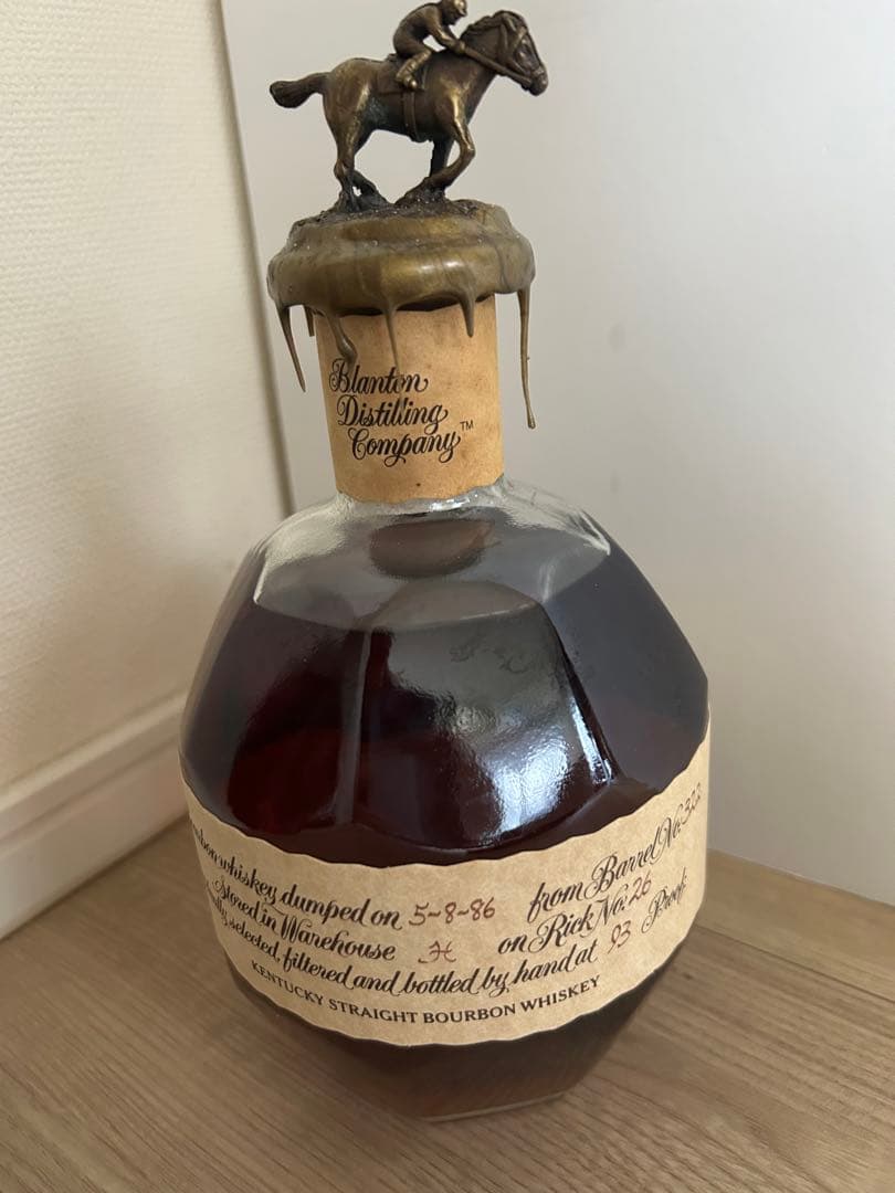ブラントン Blanton Bourbon Whiskey 1986年古酒