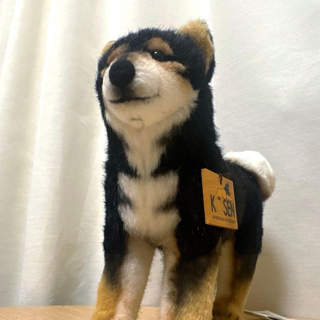 ケーセンぬいぐるみ Koesen 柴犬　しば犬　黒