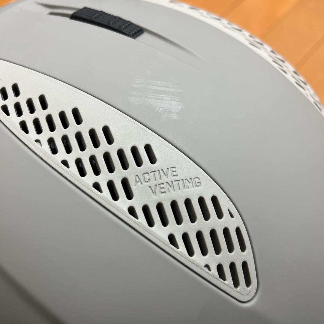 【未使用】ALPHA アルピナ ヘルメット 54-57cm グレー スキー