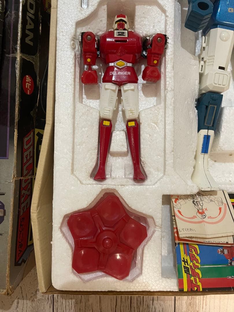 ポピー 超合金　分身合体　闘士ゴーディアン　箱付き