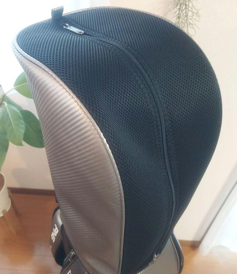 KYP　　　PING キャディバッグ シルバー　ガンメタル 9.5型