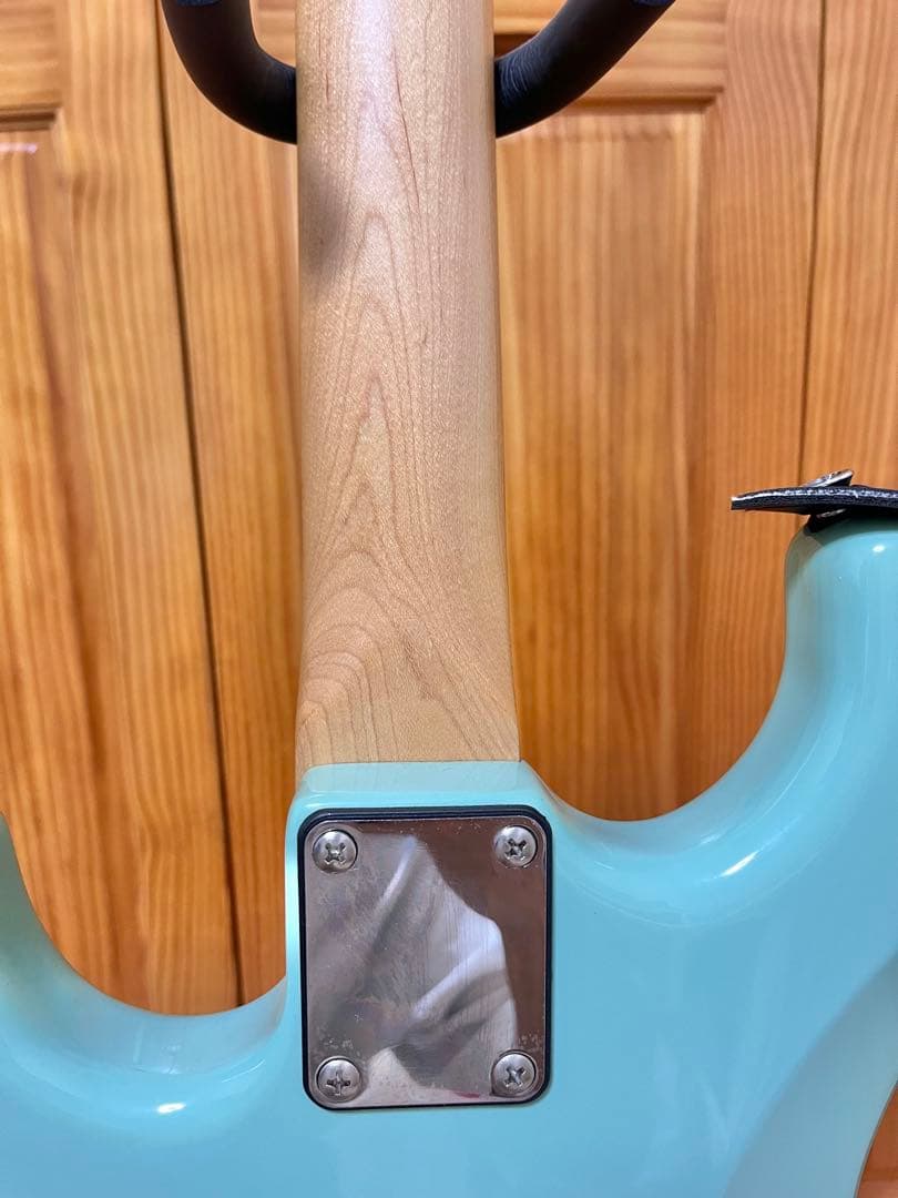 BUSKER’S BST-STD エレキギター サーフグリーン ソフトケース付