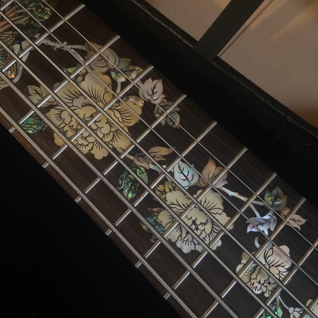 ７弦ベース インレイ特注ベース アントニオ工房