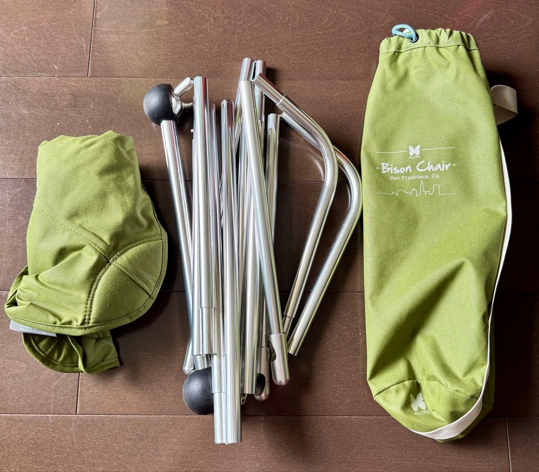 期間限定値下げ！★超美品バイソンチェア★本物！廃盤！ALITE(エーライト)★