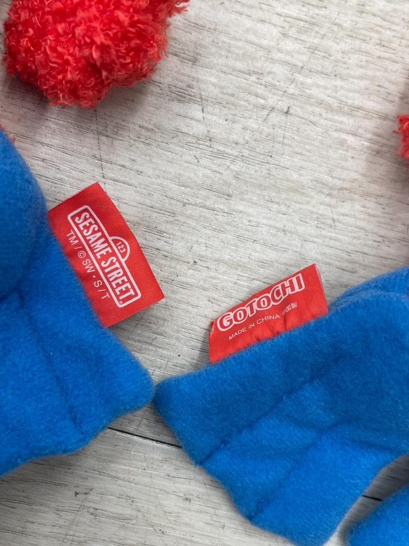 希少 当時物 セサミストリート 水族館 エルモ ぬいぐるみ マスコット 12個