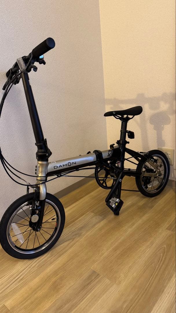 DAHON ( ダホン ) K3 シャンパン　折りたたみ自転車ペダル輪行袋付き