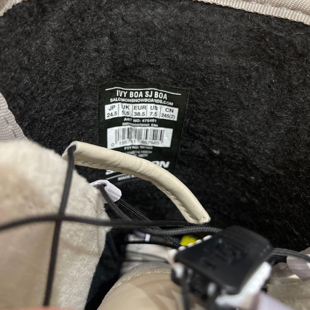 SALOMON IVY BOA 24.5cm 24-25モデル