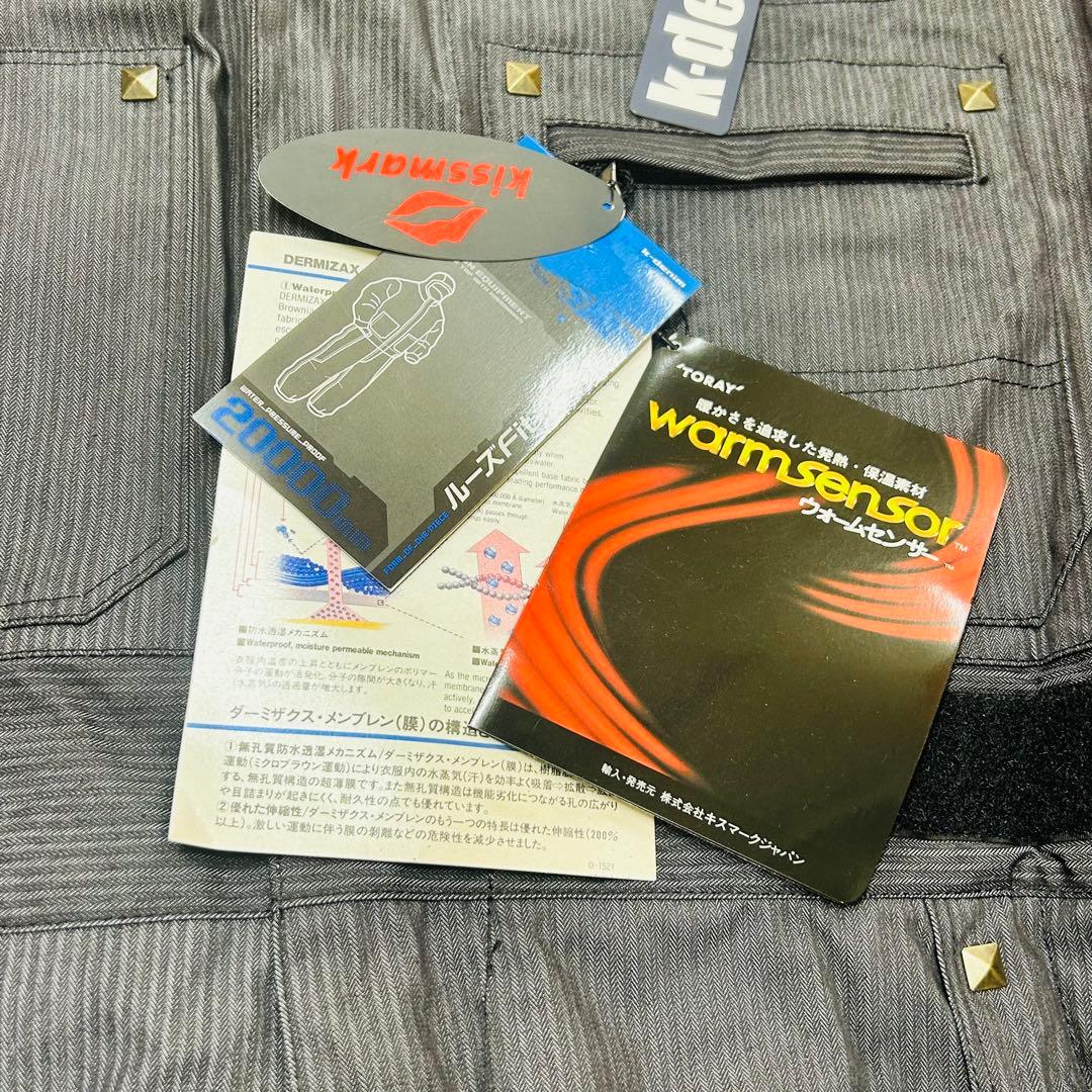 【新品】kissmarkキスマーク スノーウェア デニム つなぎオーバーオール