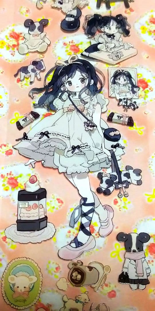 ✩のこり２✩J833＃牧场物语(PET)普通小狗切り売り海外人物マステ女の子